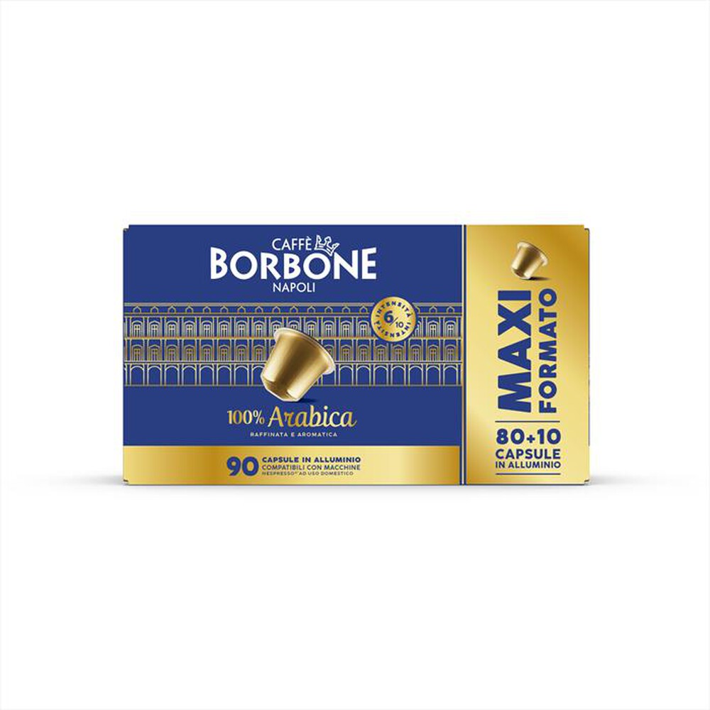 Immagine del prodotto CAFFE BORBONE - NESPRESSO ALLUMINIO 100% ARABICA 80+10 PZ