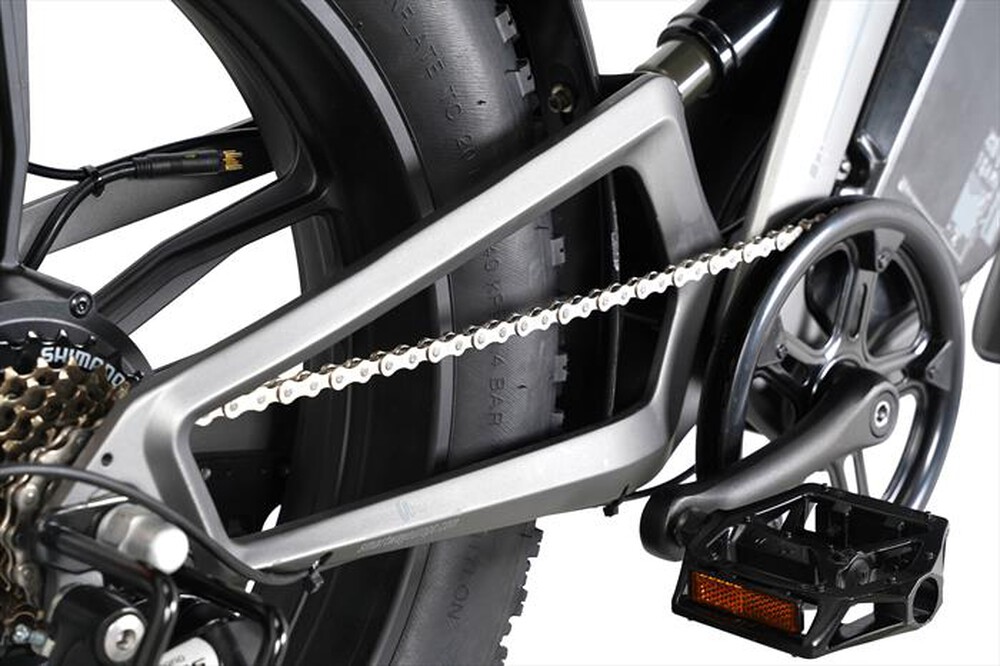 Immagine del prodotto SMARTWAY - FAT BIKE 20" K1 TELAIO IN ALLUMINIO MOTORE 48V-Inox/Nero