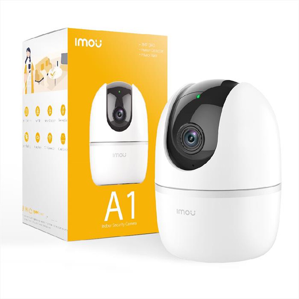 "IMOU - Telecamera di sicurezza da interno A1 2MP-BIANCO"