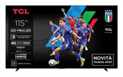 TCL - Smart TV MINI LED UHD 4K 115" 115C7K-Black