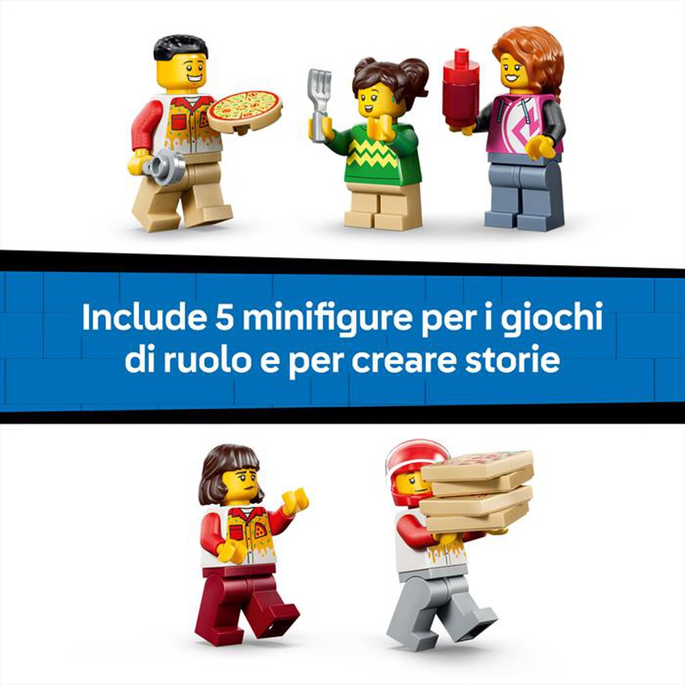 Immagine del prodotto LEGO - CITY Centro di consegna pizze con veicoli - 60496