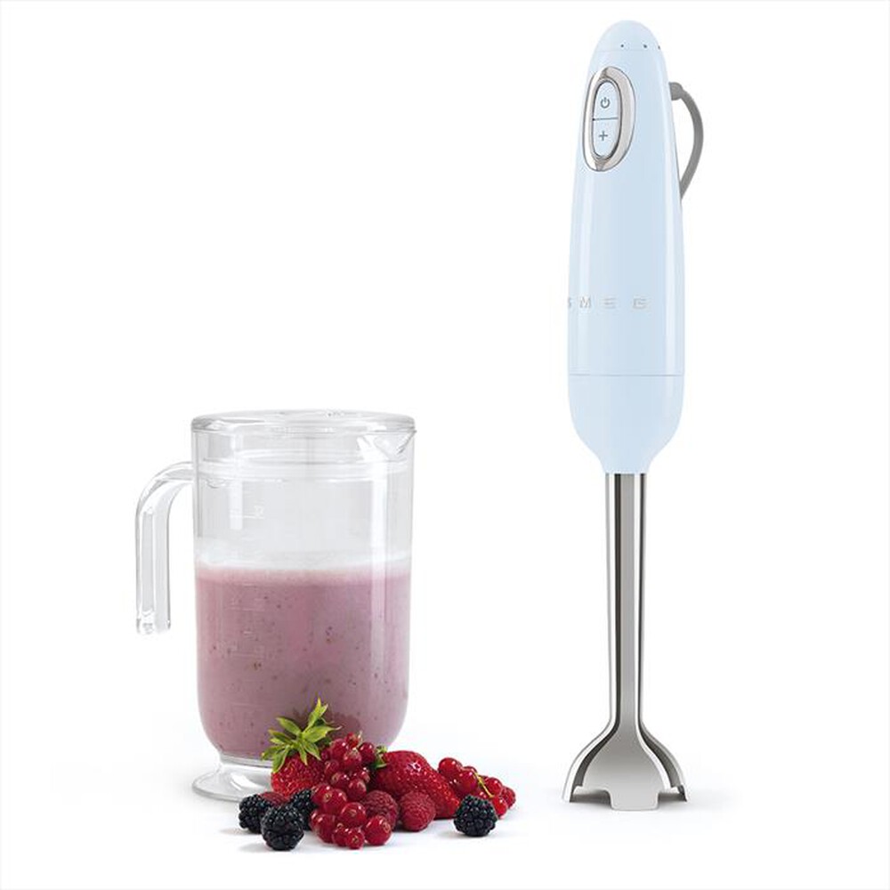 "SMEG - Frullatore ad immersione HBF22PBEU-azzurro"