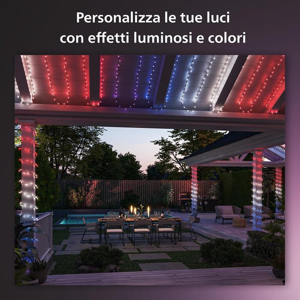"PHILIPS - HUE FESTAVIA STRINGA LUCI COLOR 250LEDS 20M-Multicolore"