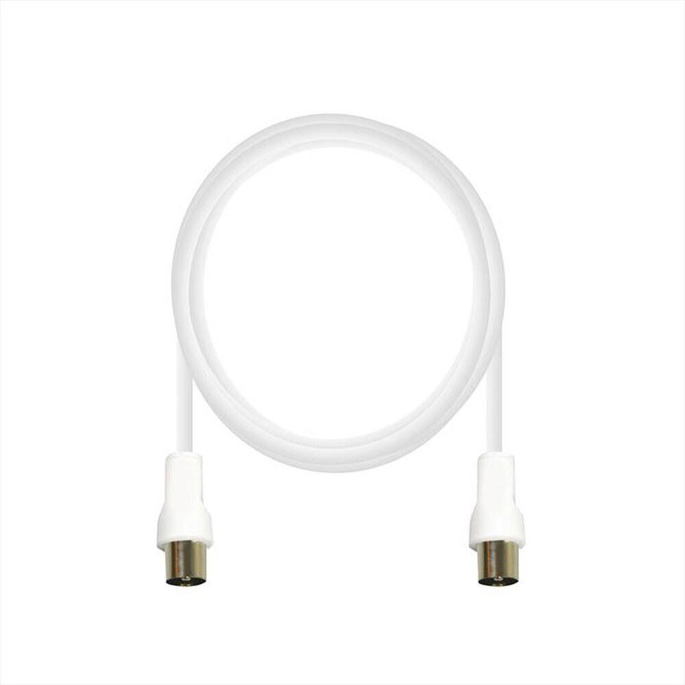 Immagine del prodotto SBS - Cavo antenna cavo 1,5m,coax-plugcoax socket-Bianco