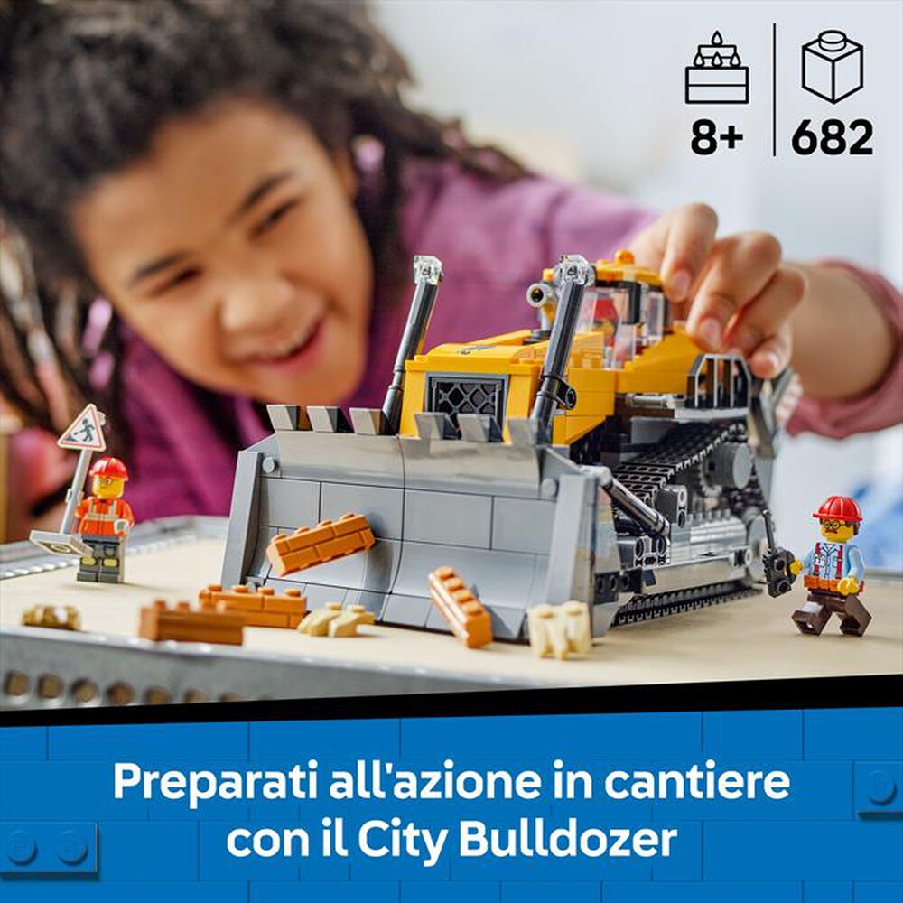 Immagine del prodotto LEGO - CITY BIG VEHICLES Bulldozer giallo 60466