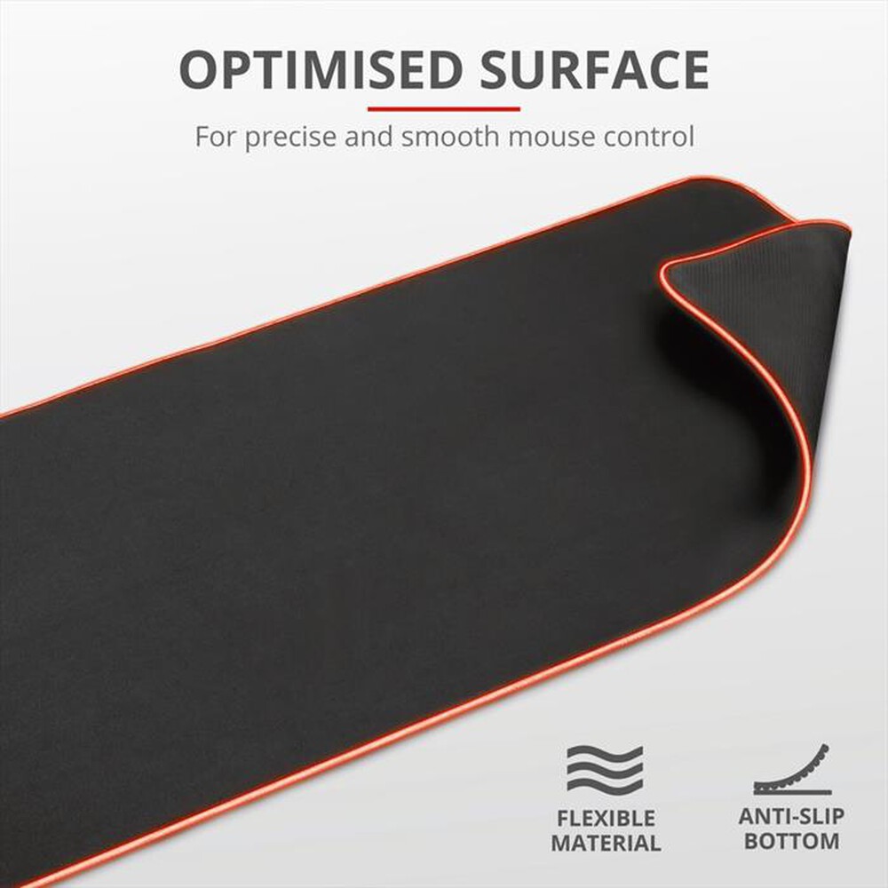 "TRUST - GXT764 GLIDE-FLEX RGB XXL MOUSEPAD-Black RGB"