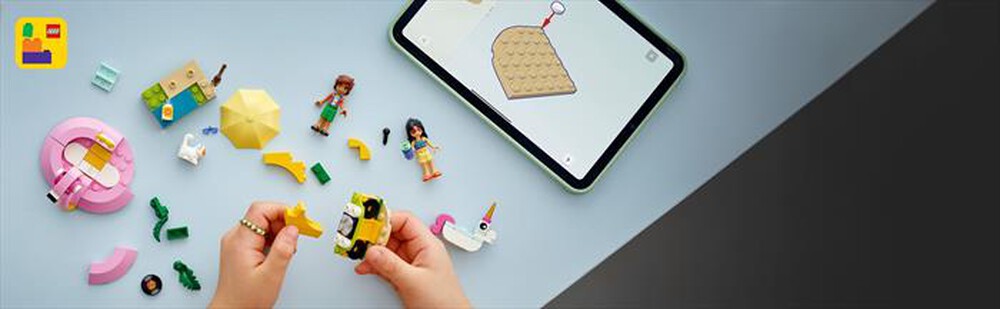 "LEGO - POOL PARTY CON UNICORNO E FENICOTTERO-,"