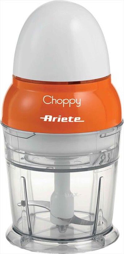 ARIETE - 1836 Choppy Tritatutto 250ml-Arancione, Bianco