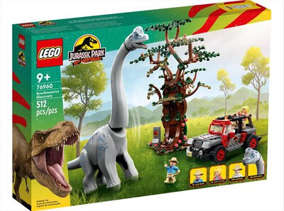 LEGO - JURASSIC WORLD La scoperta del Brachiosauro -76960-Multicolore