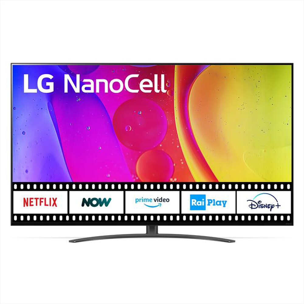 "LG - Smart TV NanoCell 75'' 4K Serie NANO82 75NANO826QB-Dark Iron Gray"