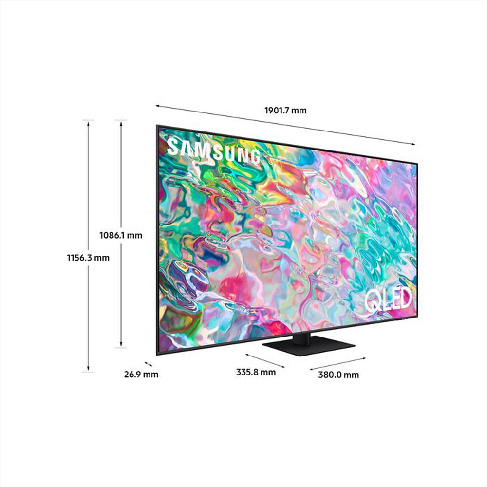 "SAMSUNG - Smart TV QLED 4K 85” QE85Q70B-Titan Black"