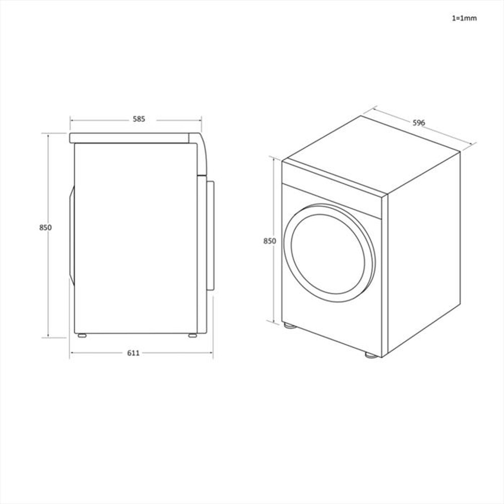 Immagine del prodotto CANDY - Asciugatrice RPEH11A2TCBEX-S 11 Kg-Bianco