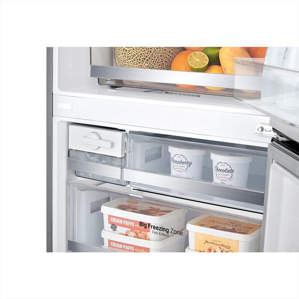 "LG - Frigorifero combinato GBB569NSAGB Classe D 462L-Stainless steel"