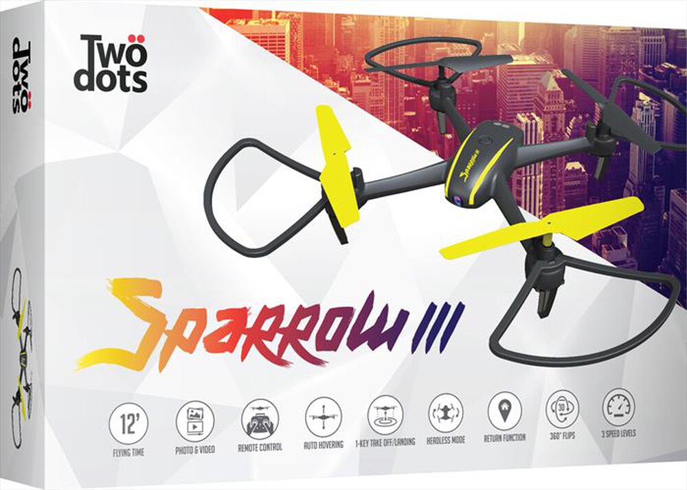 "X-JOY DISTRIBUTION - TWODOTS SPARROW 3 CAMERA DRONE"
