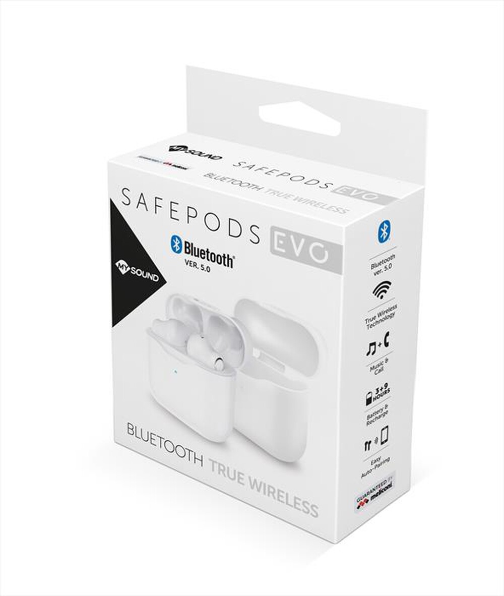 "MELICONI - SAFE PODS BT EVO-Plastica bianca"