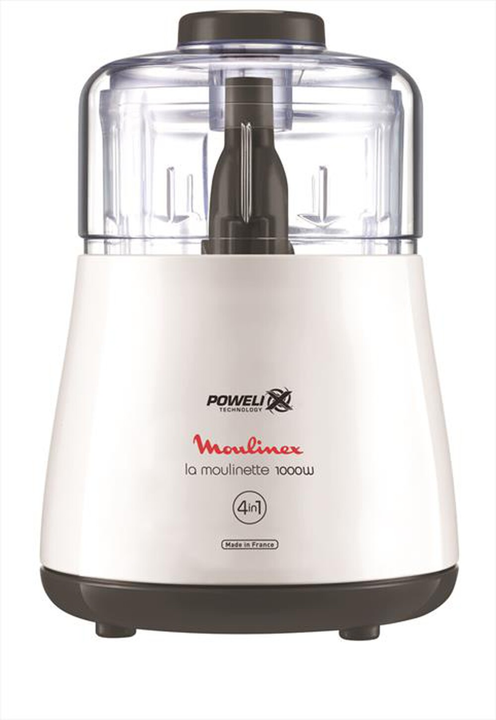 "MOULINEX - DPA141  La Moulinette Tritatutto Elettrico-Bianco/Nero"