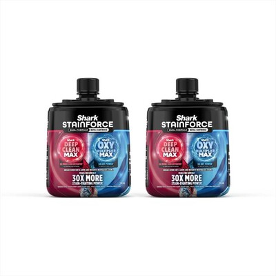 SHARK - SET 2 RICARICHE 500ML&nbsp;STAINFORCE FORMULA DOPPIA-Nero
