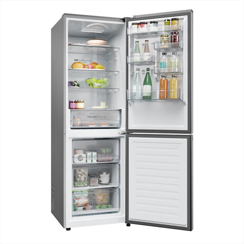 Immagine del prodotto HAIER - Frigorifero combinato HDPR1618ANPD Classe A 355lt-Acciaio inox