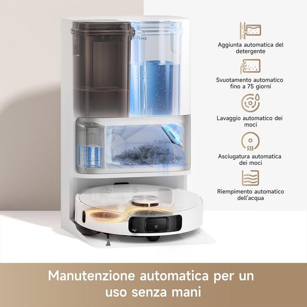 "DREAME - Robot L10s Ultra Gen2 Combo VM Extra Bags-Bianco / Argento"