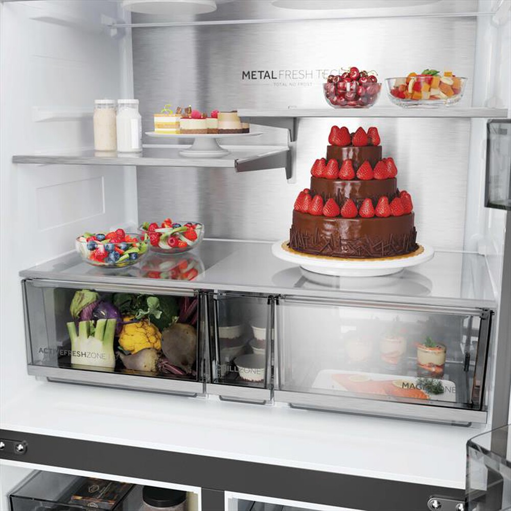 Immagine del prodotto HAIER - Frigorifero 4 porte HCR59F18DNMM Classe D 706lt-Acciaio inox