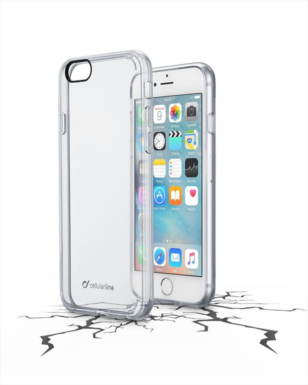 "CELLULARLINE - Clear Duo iPhone 6-Trasparente"