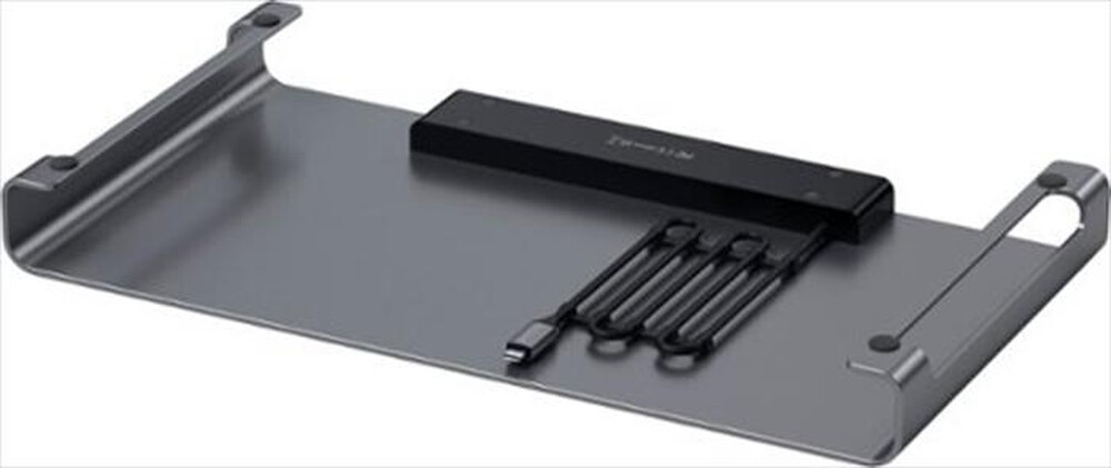 "SATECHI - USB-C MONITOR STAND HUB XL-space gray"