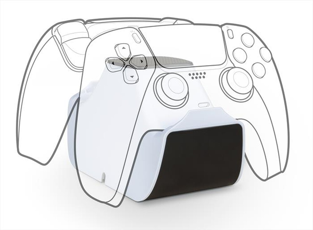 "NACON - BASE RICARICA ACADAPTOR 2 CONTROLLER DUALSENSE PS5-Nero"