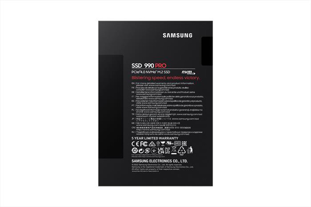 Immagine del prodotto SAMSUNG - Hard disk interno SSD 990 PRO NVME M.2 1TB