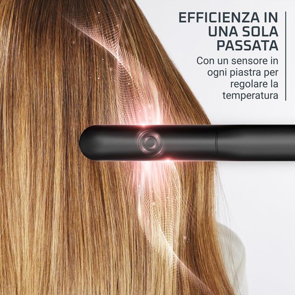 "ROWENTA - Piastra per capelli SF8120F0-Nero e rame"