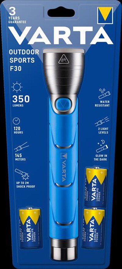 VARTA - Torcia da outdoor o sport C/2 STILO HIGH ENERGY 3C