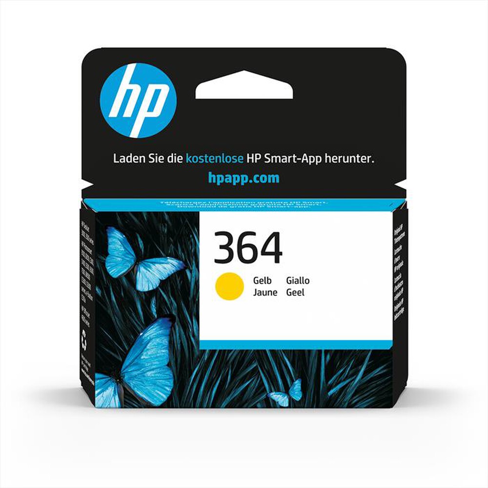 "HP - 364 CARTUCCIA DI INCHIOSTRO ORIGINALE, GIALLO-Giallo"