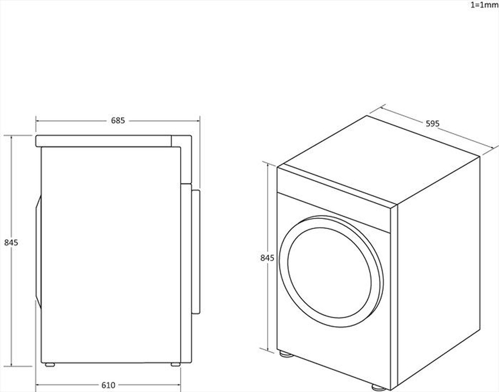 Immagine del prodotto HAIER - HD90C367LU1S-Bianco, Nero