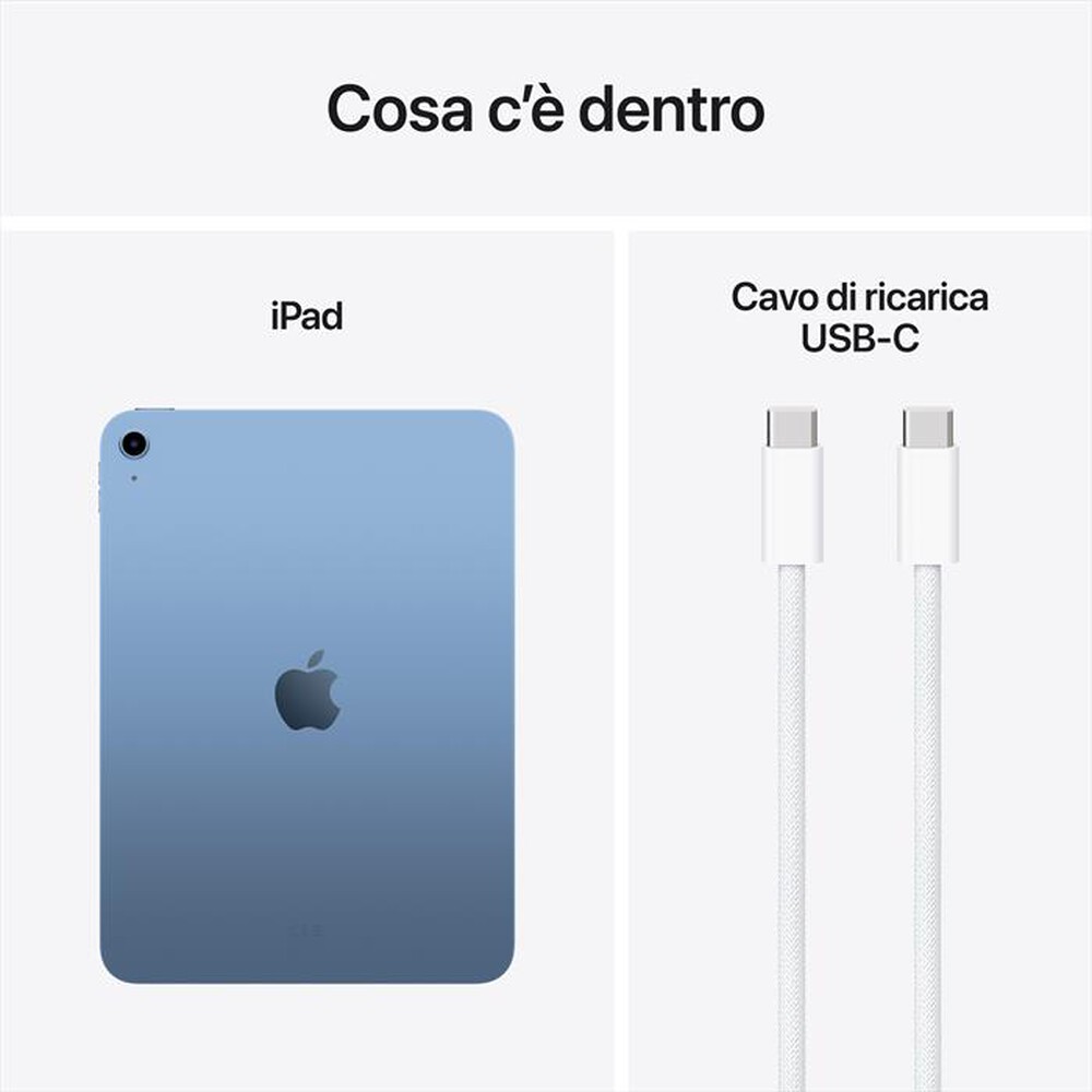 "APPLE - iPad 11\" Wi-Fi 256GB (2025)-Blu"