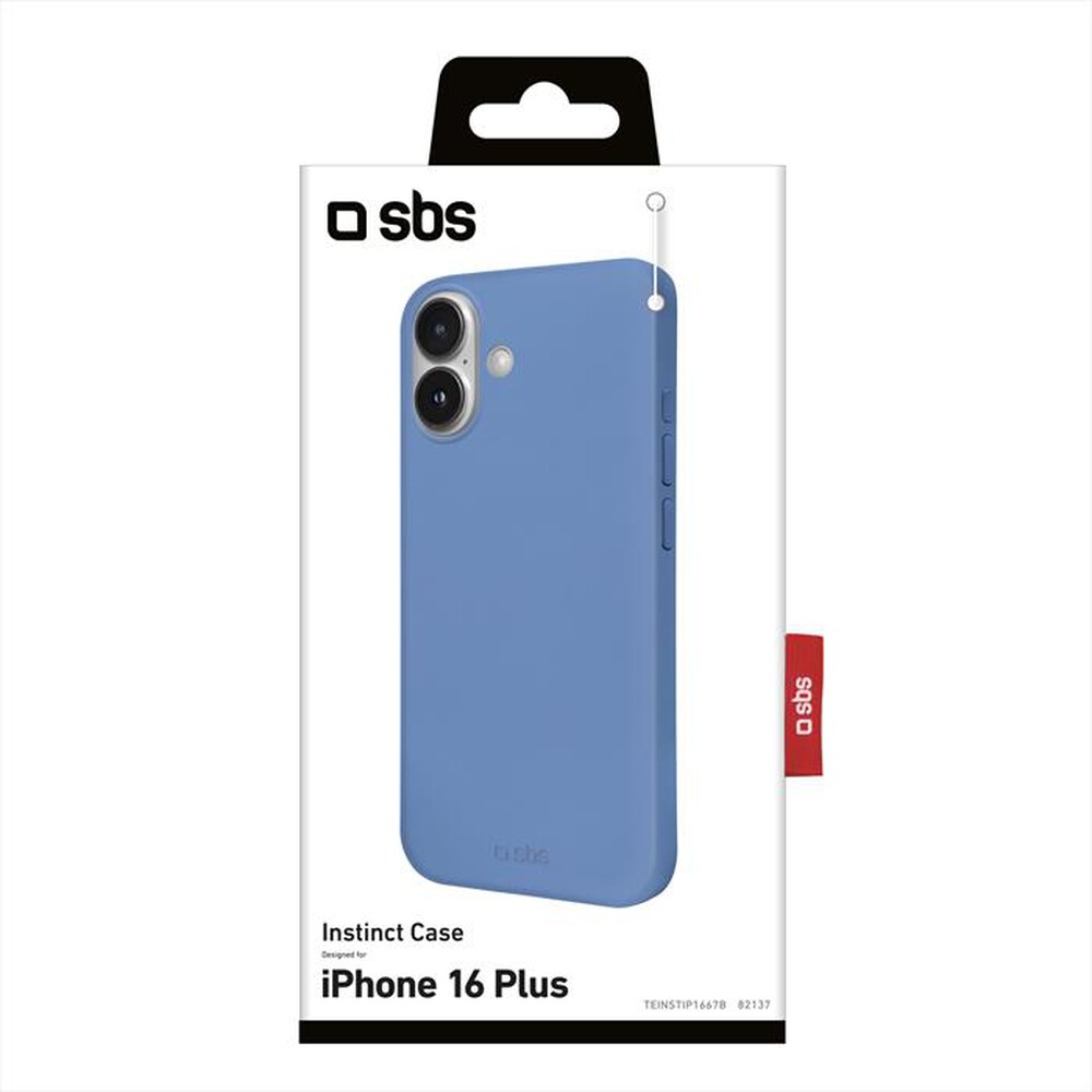 "SBS - Cover Instinct iPhone 16 Plus TEINSTIP1667B-Blu"