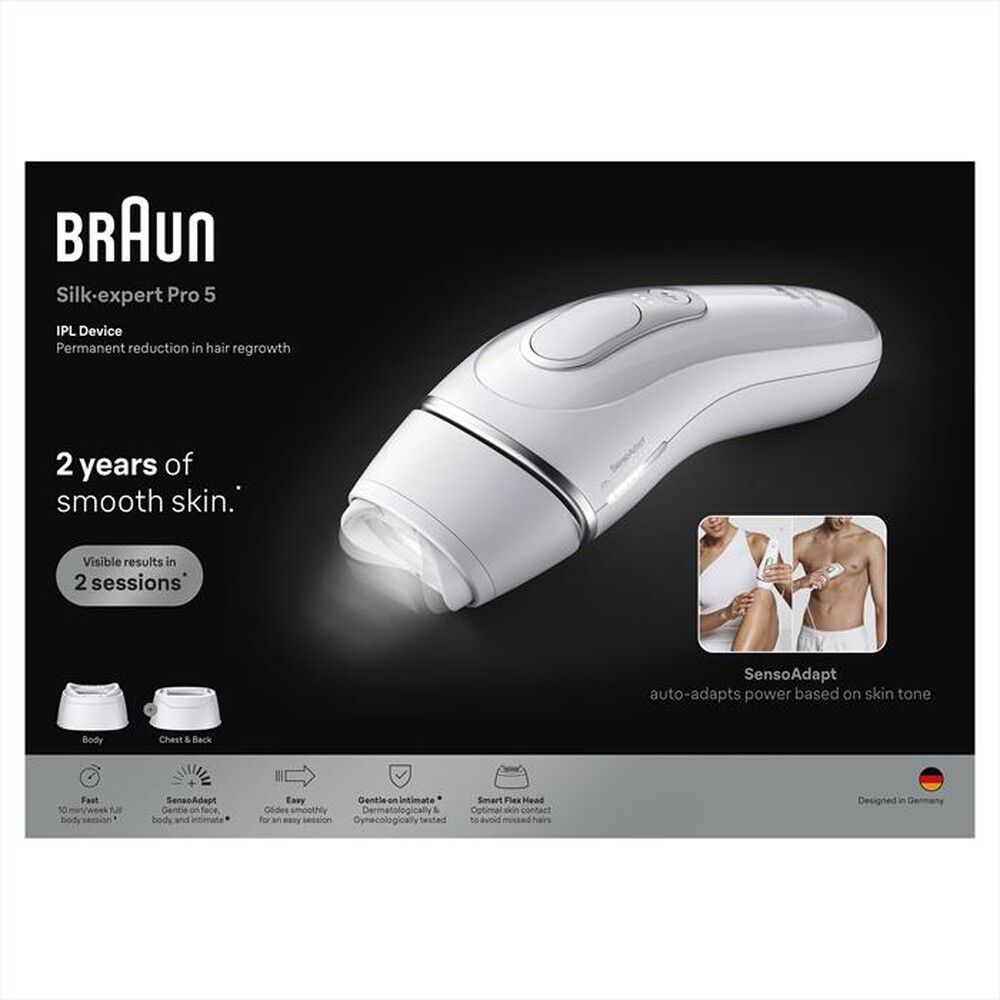 Immagine del prodotto BRAUN - Epilatore a luce pulsata IPL PL5234 BOX EURO-BIANCO