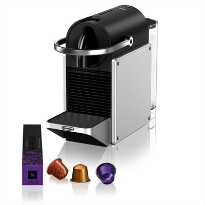 DE LONGHI - Macchina da caffè Pixie EN127.S capsule Nespresso-silver