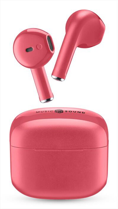 MUSIC SOUND - Auricolare bluetooth TWS SWAG MS-Rosa
