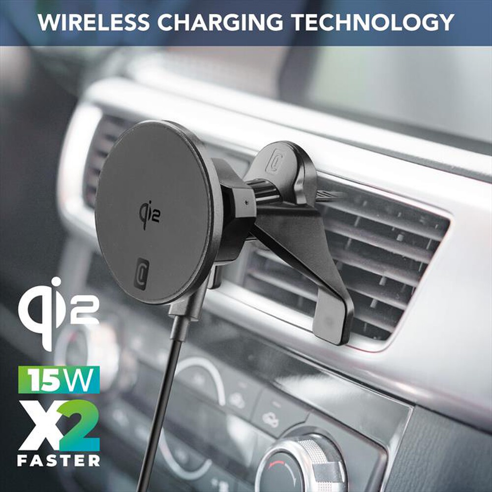 Immagine del prodotto CELLULARLINE - MAG QI2 WIRELESS HOLDER-Nero