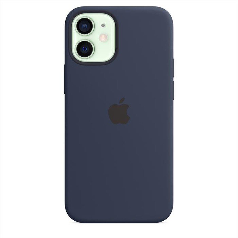 "APPLE - Custodia MagSafe in silicone per iPhone 12 Mini-Deep Navy"