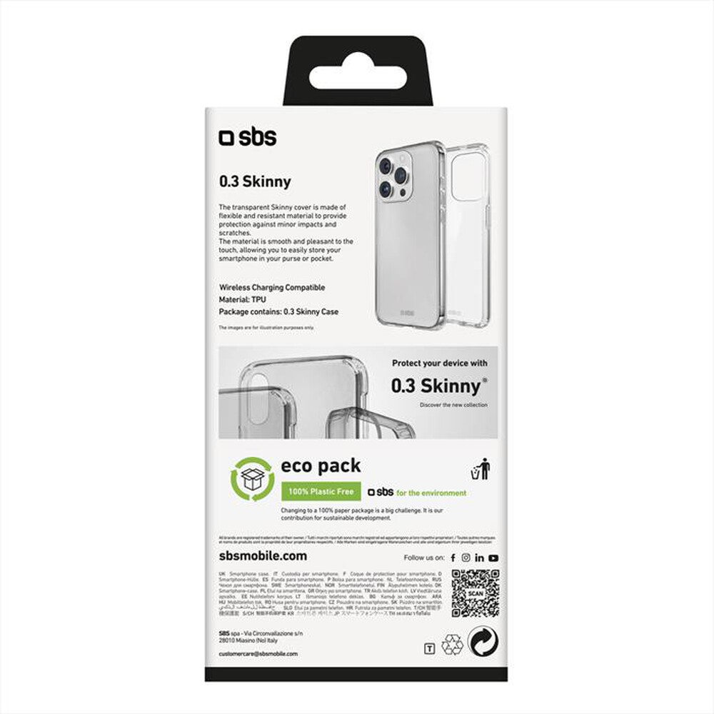 Immagine del prodotto SBS - Cover TESKINIP1661PT iPhone 16 Pro