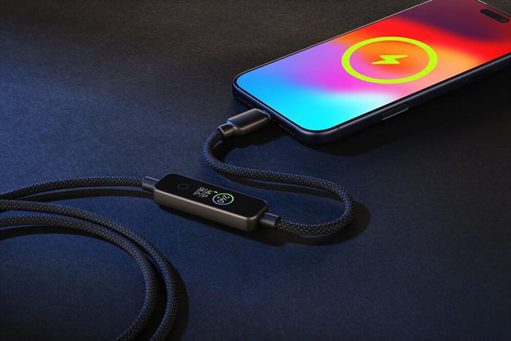 Immagine del prodotto CELLULARLINE - Cavo USB-C to USB-C POWERVIEW IQ-Nero