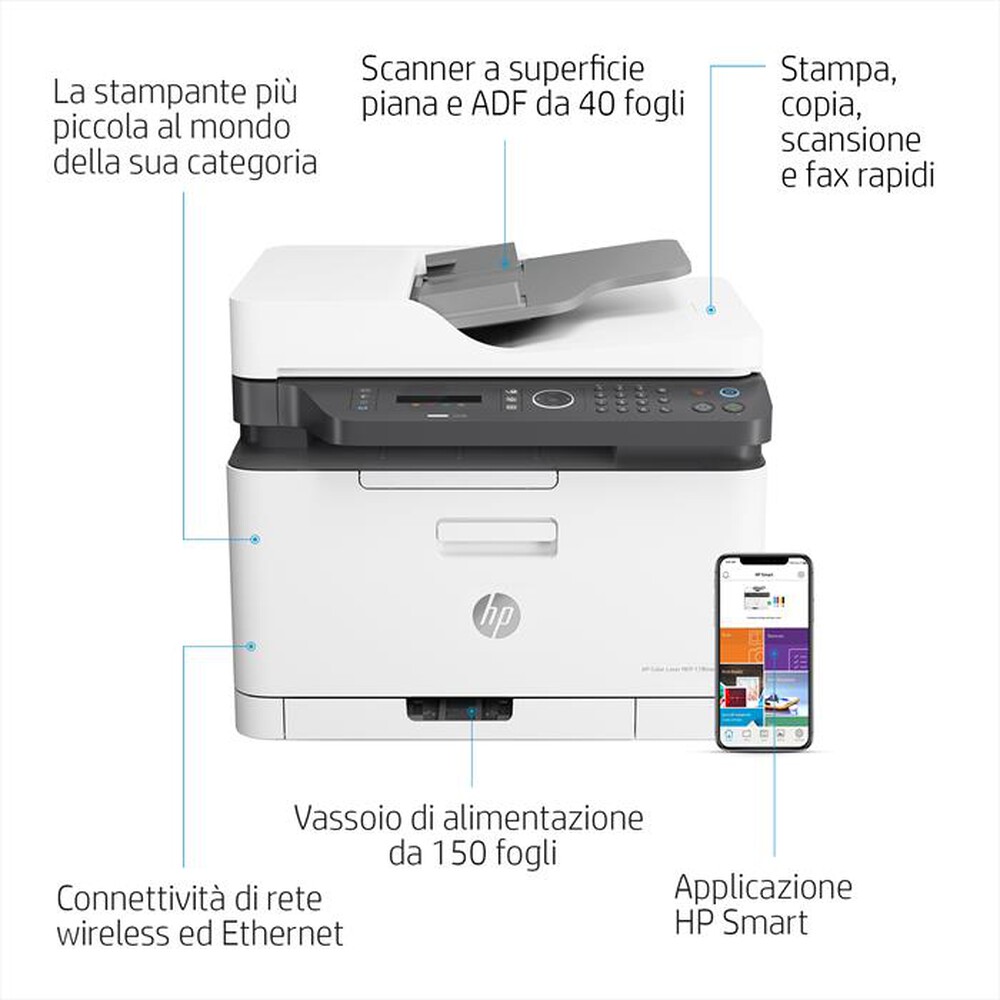 Immagine del prodotto HP - HP COLOR LASER 179FNW-Bianca
