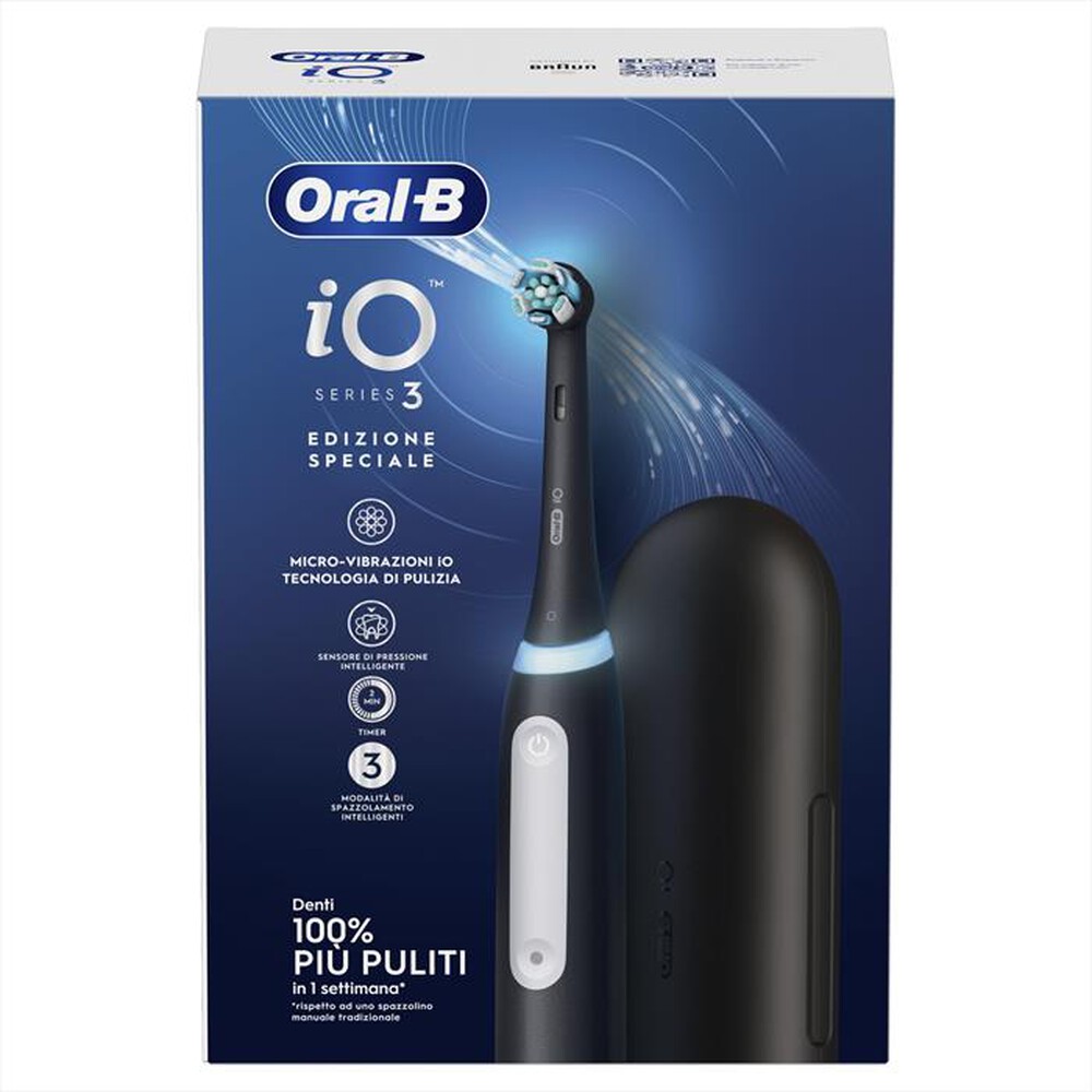 Immagine del prodotto ORAL-B - Spazzolino elettrico IO3 STRIPPED-NERO