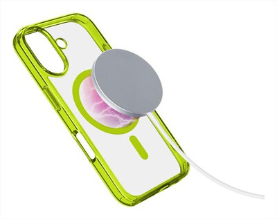 CELLULARLINE - Cover case ICONIC MAG per  iPhone 16 Plus-Lime