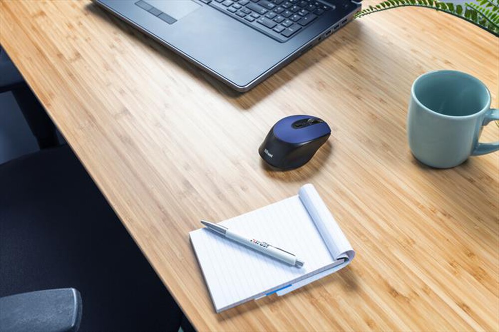 "TRUST - ZAYA WRL RCHRGABLE MOUSE BLU-Blue"