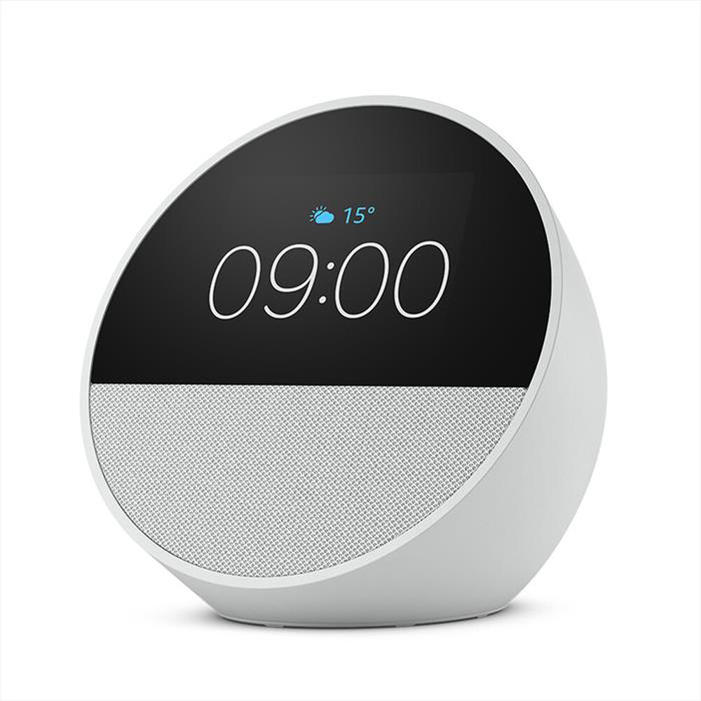 AMAZON - NUOVO AMAZON ECHO SPOT (MODELLO 2024)-Bianco