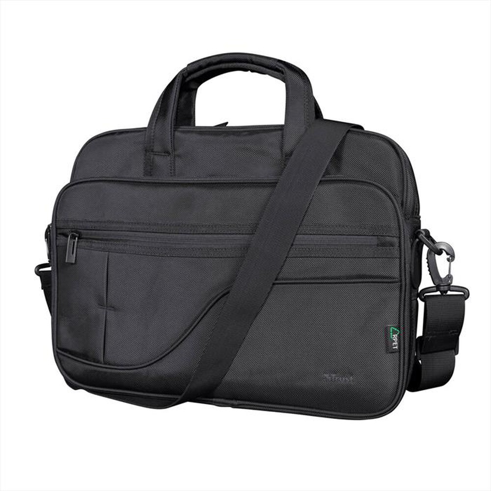 "TRUST - SYDNEY RECYCLED LAPTOP BAG 16?-Black"