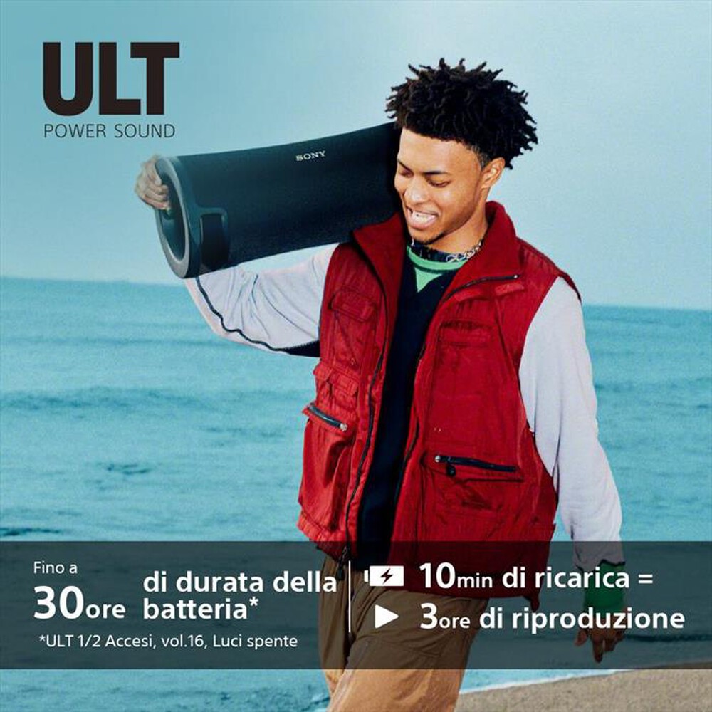 Immagine del prodotto SONY - Speaker portatile wireless SRSULT70B.EU8-nero