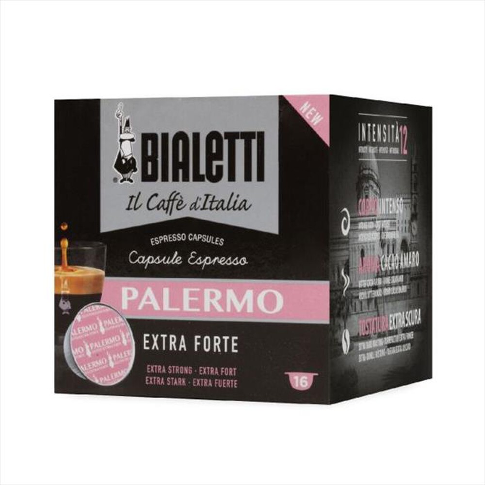 "BIALETTI - I CAFFE' D'ITALIA PALERMO EXTRA FORTE - 16 pz"