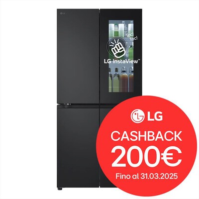 LG - Frigorifero 4 porte GMV860EPDE INSTAVIEW Classe E-Essence Matte Black